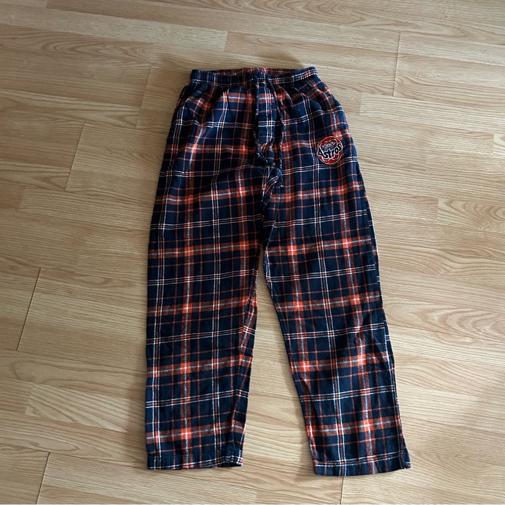 MLB Houston Astros Concepts Sport Plaid Flannel Pajama Pants Small